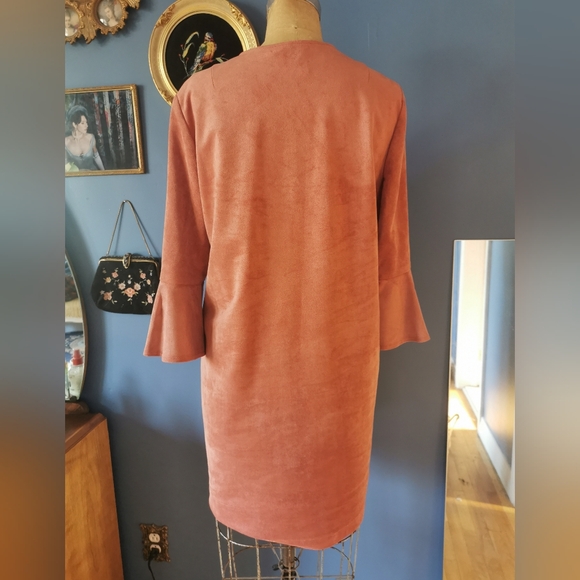 Faux suede dress - Picture 4 of 5